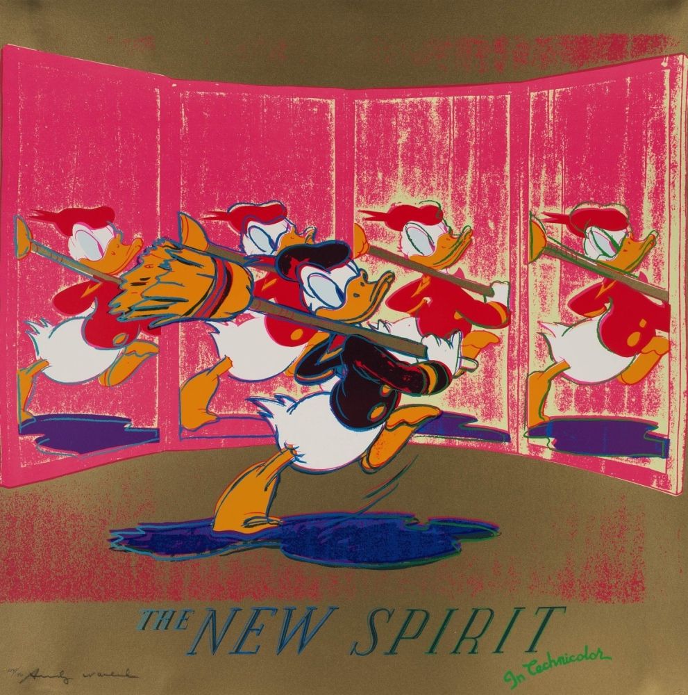 Screenprint Warhol - The New Spirit, from Ads