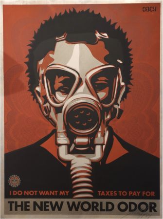Screenprint Fairey - The New World Odor