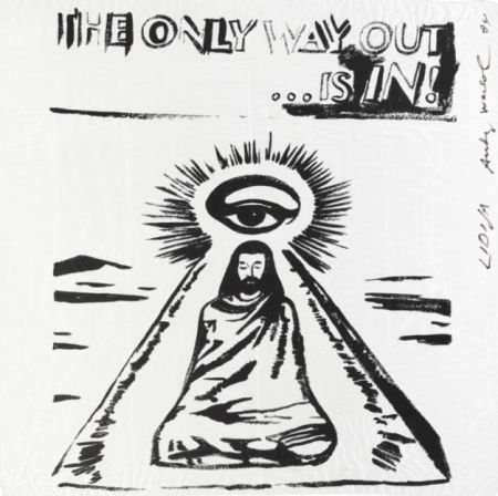 Screenprint Warhol - The Only Way Out is In (FS IIIA.55) (Silk Scarf) 