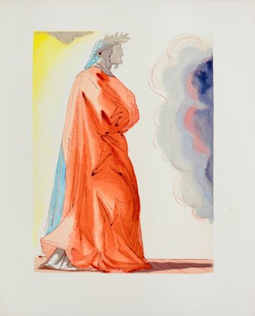 Woodcut Dali - The Paradise, Canto 1 - Dante