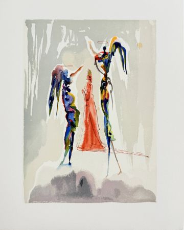 Woodcut Dali - The Paradise, Canto 27 - The Gloria Patri