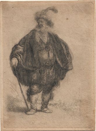 Etching Rembrandt - The Persian