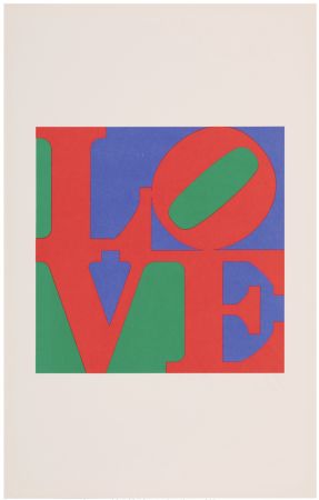 Lithograph Indiana - The Philadelphia Love, 1975 - Hand-signed Portfolio