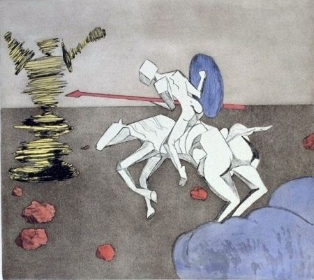 Etching And Aquatint Dali - The Quest