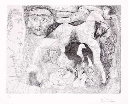 Etching Picasso - The Sailor’s Dream – Women in every Port