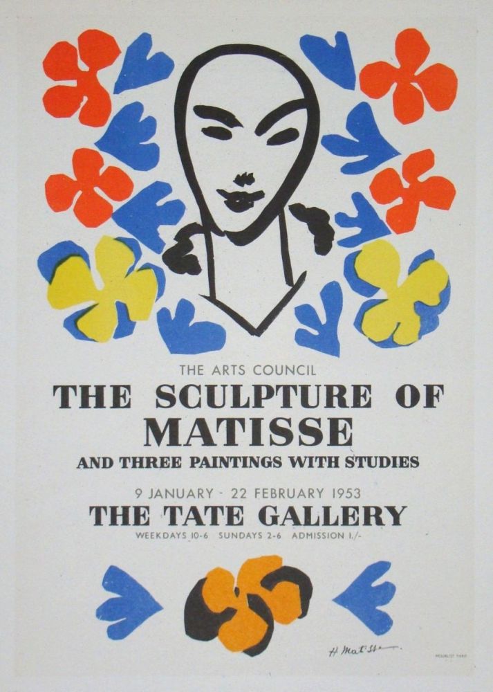 Lithograph Matisse (After) - The Sculpture of Matisse
