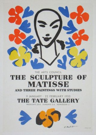 Lithograph Matisse (After) - The Sculpture of Matisse