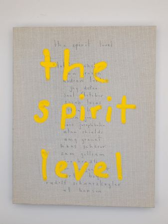 Illustrated Book Rondinone - The Spirit Level. 