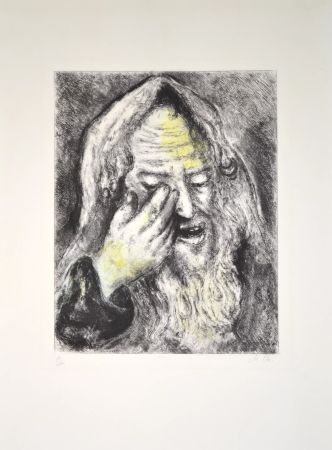 Etching Chagall - The suffering of Jeremiah - MCH103