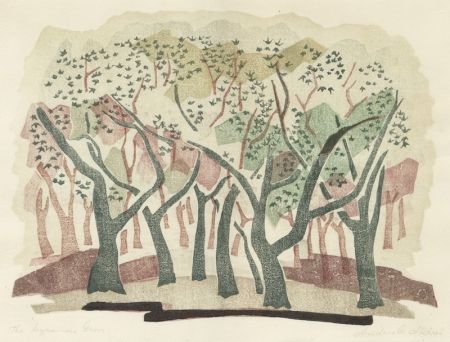 Woodcut Aldrin - The Sycamore Grove
