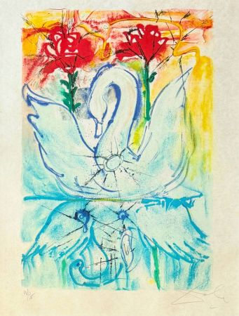 Lithograph Dali - The Ugly Duckling
