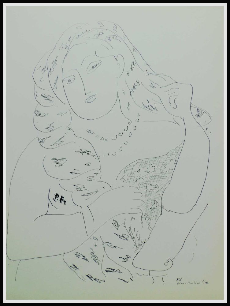 Lithograph Matisse (After) - THEMES & VARIATIONS VI