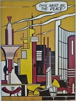 Lithograph Lichtenstein - This Must Be The Place