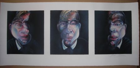 Lithograph Bacon - Three studies for a Self-Portrait