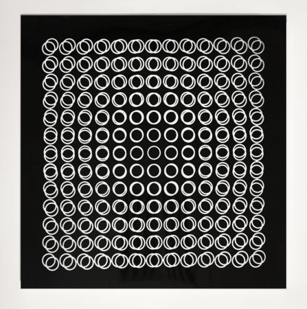 Screenprint Vasarely - '' TIEFENBILDER '' 