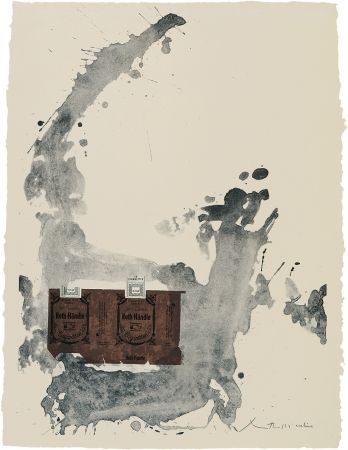 Lithograph Motherwell - Tobacco Roth-Handle