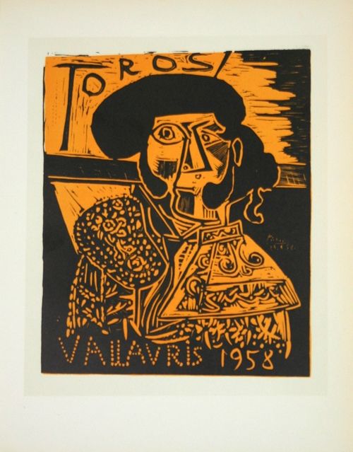 Lithograph Picasso (After) - Toros  1958