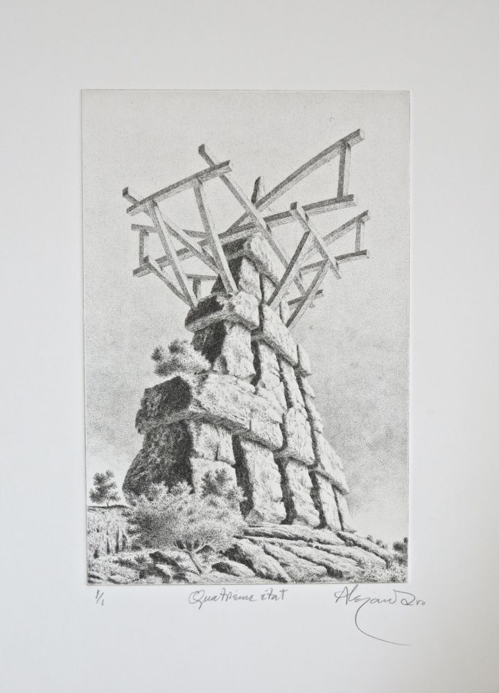 Etching Alejandro - Torre de mi fantasia