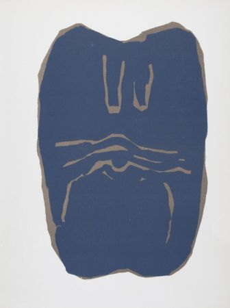 Lithograph Ubac - Torse, 1966
