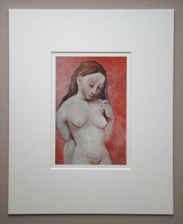 Rotogravure Picasso (After) - Torse rose