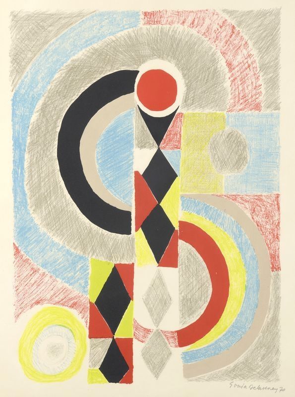 Lithograph Delaunay - Totem