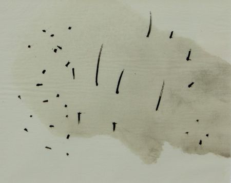 Lithograph Miró - TRACE SUR L'EAU