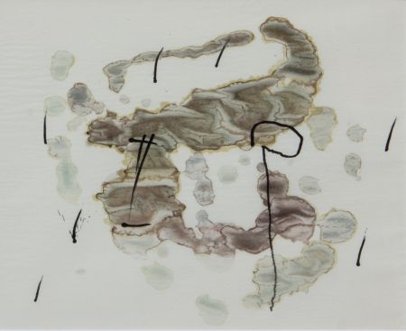Lithograph Miró - TRACE SUR L'EAU