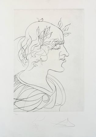Lithograph Dali - Trajan