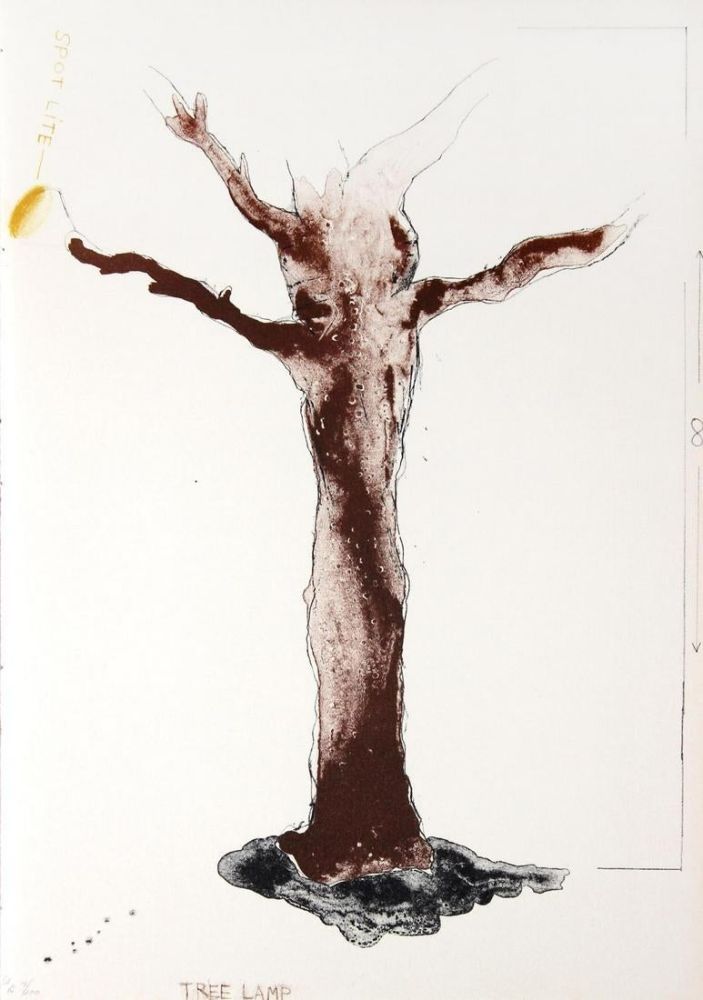 Lithograph Dine - Tree Lamp