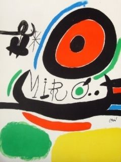 Lithograph Miró - Tres Libre