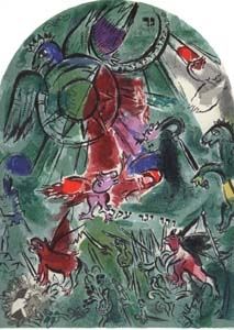 Lithograph Chagall - Tribu de Gad