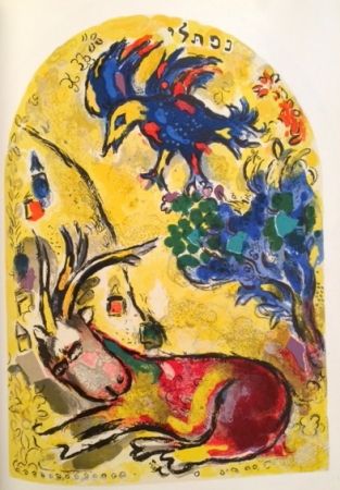 Lithograph Chagall - Tribu de Nephtali