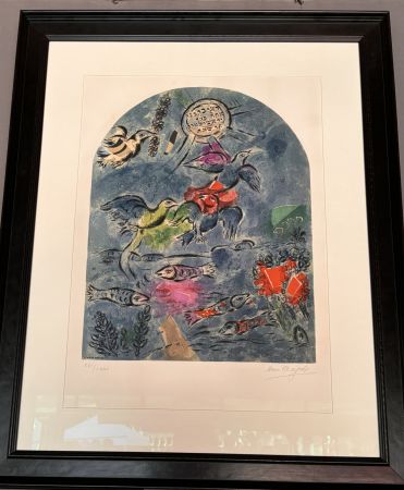 Lithograph Chagall - Tribu de Ruben 