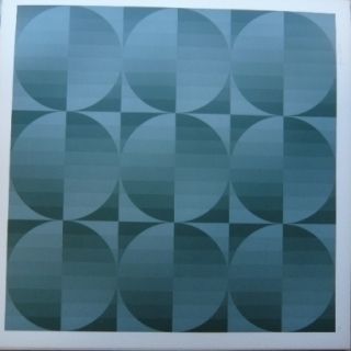 Lithograph Bird - Tribute to Vasarely 4