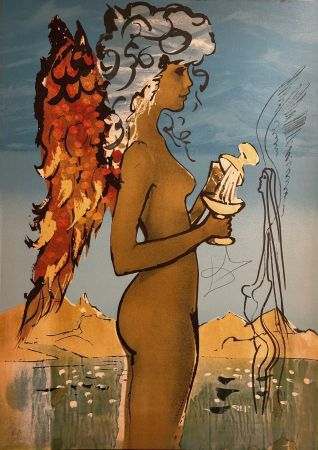 Lithograph Dali - Trilogy of Love Love's Promise