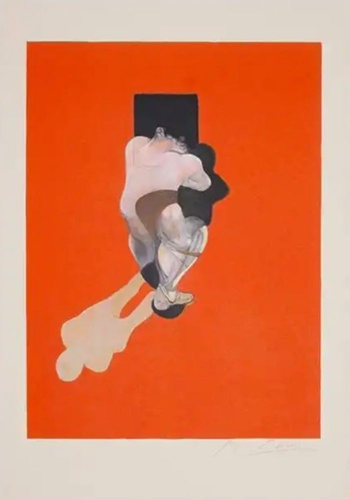 Lithograph Bacon - Triptych (Centre)