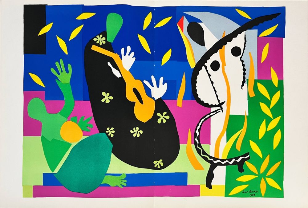 Lithograph Matisse - Tristesse du Roi