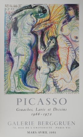 Illustrated Book Picasso - Trois nus à la toilette