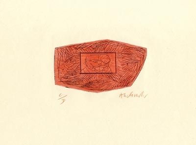 Drypoint Alechinsky - Trois petites plaques