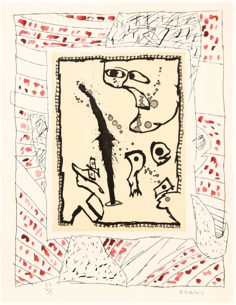 Aquatint Alechinsky - Troll
