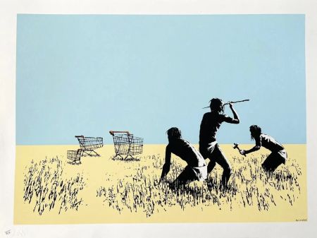 Screenprint Banksy - Trolley Hunters
