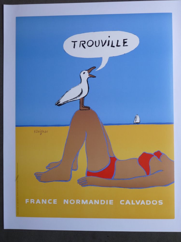 Poster Savignac - Trouville 