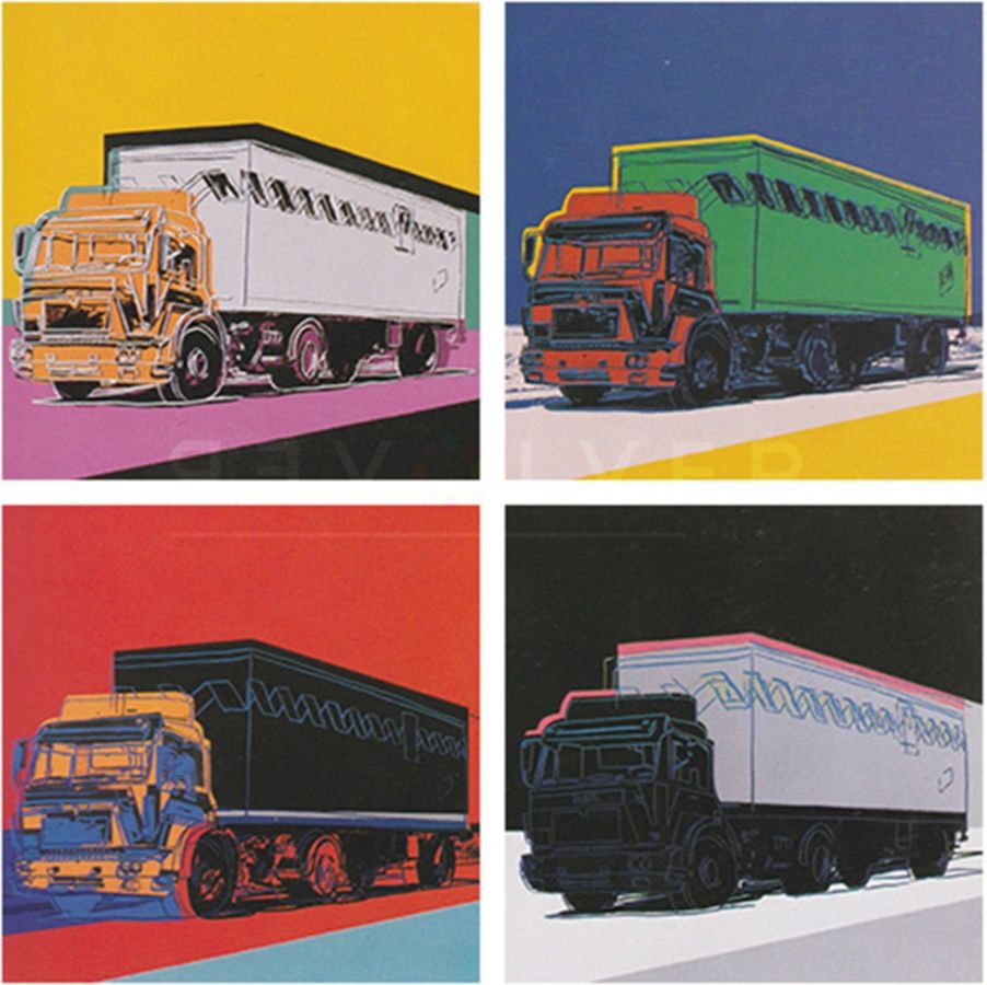 Screenprint Warhol - Truck Complete Portfolio