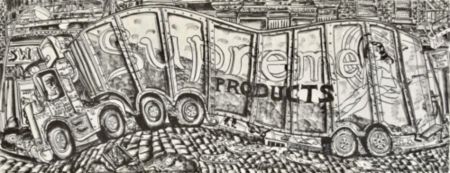 Lithograph Grooms - Truck I