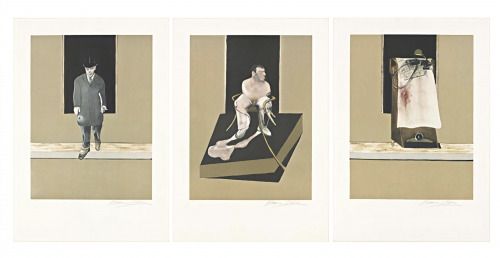 Etching And Aquatint Bacon - Tryptych