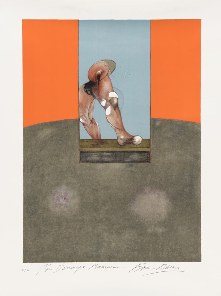 Lithograph Bacon - Tryptych 1987