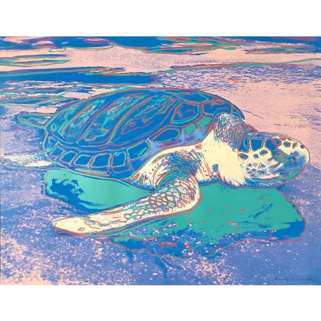 Screenprint Warhol - Turtle