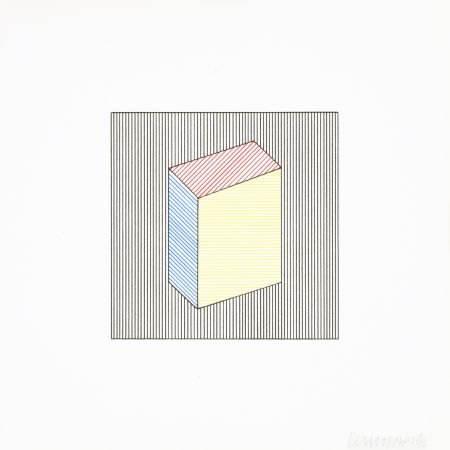 Screenprint Lewitt - Twelve Forms Derived From a Cube 21