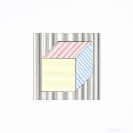 Screenprint Lewitt - Twelve Forms Derived From a Cube 29