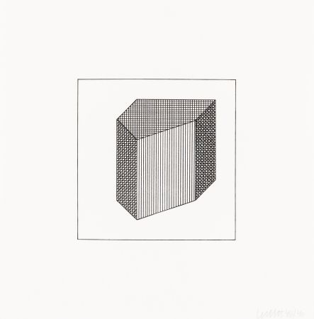 Screenprint Lewitt - Twelve Forms Derived From a Cube 32